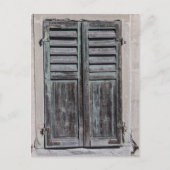 Window shutter postkarte (Vorderseite)