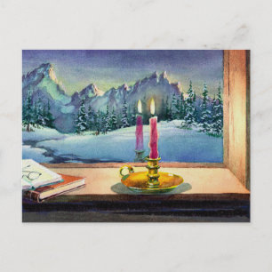 WINDOW SILL by SHARON SHARPE Postkarte