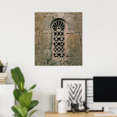 Window Tracery, aus der Basilika San Juan Poster (Heimbüro)