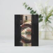 Window View of Venice Bridge Postkarte (Stehend Vorderseite)