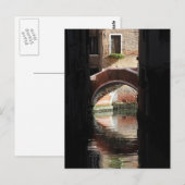 Window View of Venice Bridge Postkarte (Vorne/Hinten)