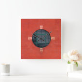 Window Wall Clock Quadratische Wanduhr (Zuhause)