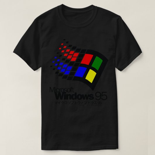 Windows 95-Microsoft T-Shirt (Design vorne)