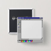 Windows 95 MS Paint Button (Vorne & Hinten)