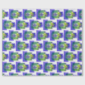 Windows-Aquarell Geschenkpapier (Flach)