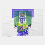 Windows-Aquarell Geschirrtuch (Horizontal)