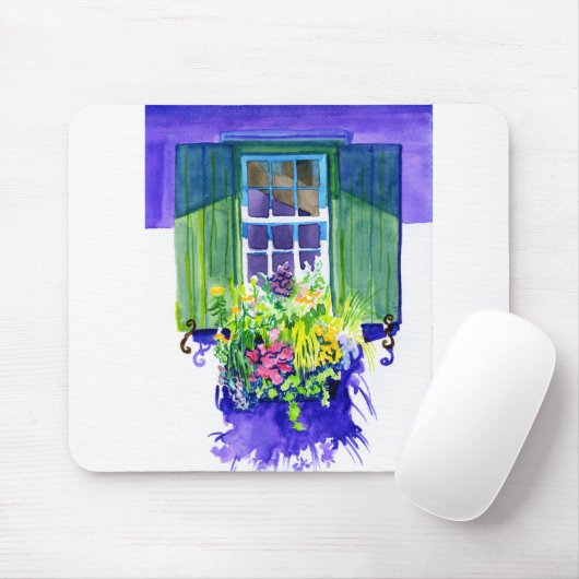 Windows-Aquarell Mousepad (Mit Mouse)