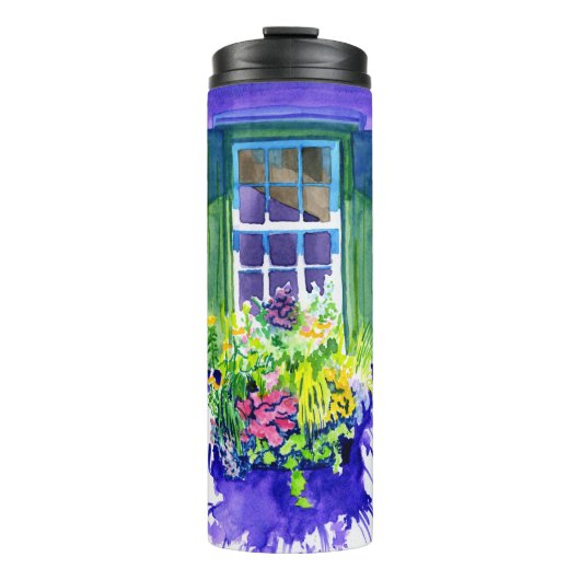 Windows-Aquarell Thermosbecher (Vorderseite)