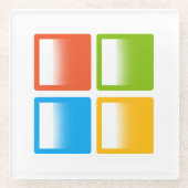 Windows-Betriebssystem Microsoft Glasuntersetzer (Vorderseite)