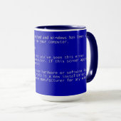 Windows Bluescreen - BSOD - Tasse (VorderseiteRechts)