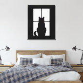 Windows Cat Klicken Sie auf Anpassen Wählen Sie ei Leinwanddruck (Insitu (Schlafzimmer))