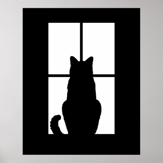 Windows Cat Klicken Sie auf Anpassen Wählen Sie ei Poster (Vorne)