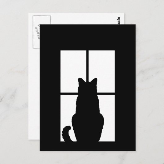 Windows Cat Klicken Sie auf Anpassen Wählen Sie ei Postkarte (Vorne/Hinten)