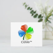 Windows Clover Edition Postkarte (Stehend Vorderseite)