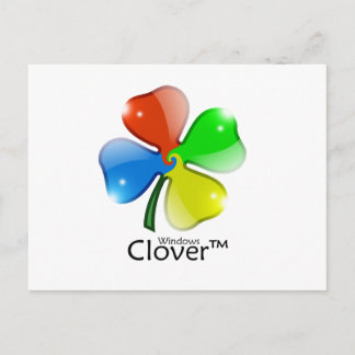 Windows Clover Edition Postkarte