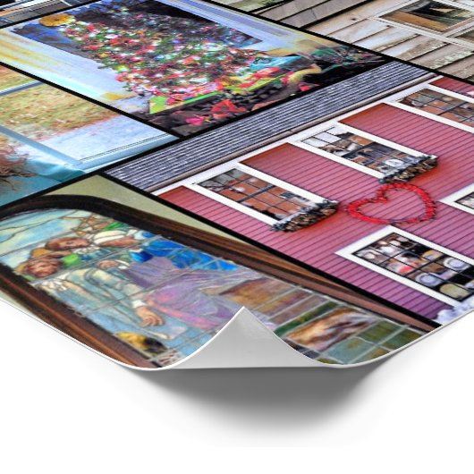 Windows Collage Poster 36 x 24 (Ecke)