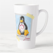 Windows Debian Linux Tux aktualisiert Milchtasse (Rechts)