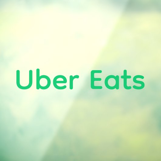 Windows-Decke für den Treiber für Uber-Eats Fensteraufkleber (Blatt 3)