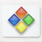 Windows-Diamant Mousepad (Vorne)