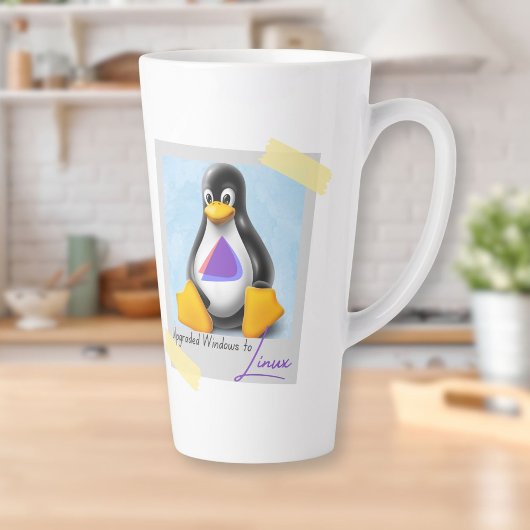 Windows Endevour OS Tux aktualisiert Milchtasse