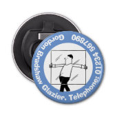 Windows Glass & Glazing für den Glazier. Flaschenöffner (Vorderseite)