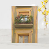 Windows Happy Summer Ventana Grußkarte Karte (Gelbe Blume)