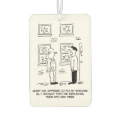 Windows hineinstecken. Ein Missverständnis. Autolufterfrischer (Rückseite)