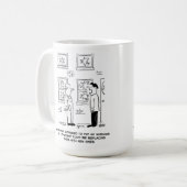 Windows hineinstecken. Ein Missverständnis. Kaffeetasse (Vorderseite Links)