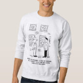 Windows hineinstecken. Ein Missverständnis. Sweatshirt (Vorderseite)