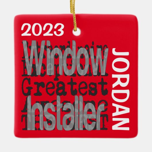 Windows Installer Extraordinaire CUSTOM Keramikornament (Vorderseite)