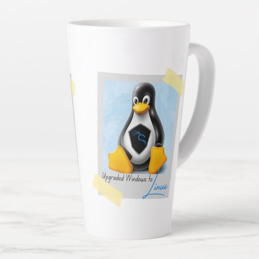 Windows Kali Linux Tux aktualisiert Milchtasse (Rechte Ecke)