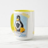 Windows Kali Linux Tux aktualisiert Tasse (Vorderseite Links)