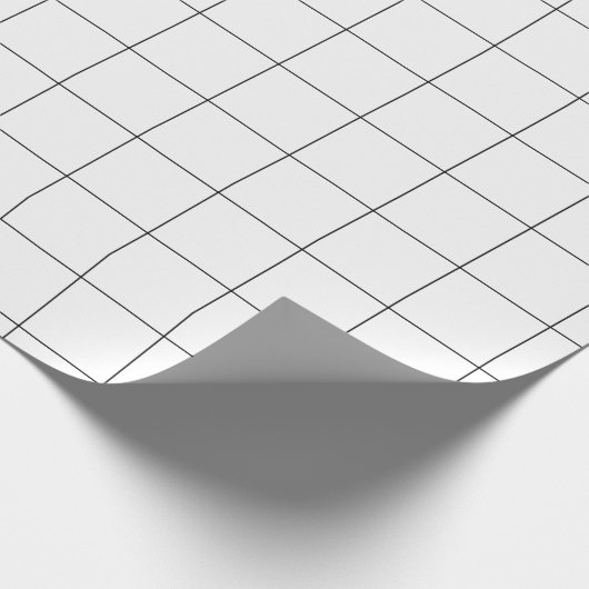 Windows-Karo-Raster (schwarz/weiß) Geschenkpapier (Ecke)