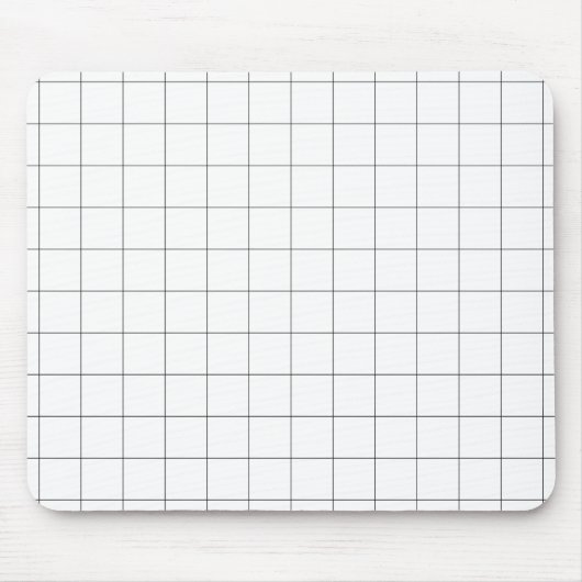 Windows-Karo-Raster (schwarz/weiß) Mousepad (Vorne)