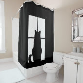 Windows-Klick, um den Farbhintergrund auszuwählen Duschvorhang (Beispiel)