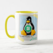 Windows Manjaro Linux Tux aktualisiert Tasse (Links)