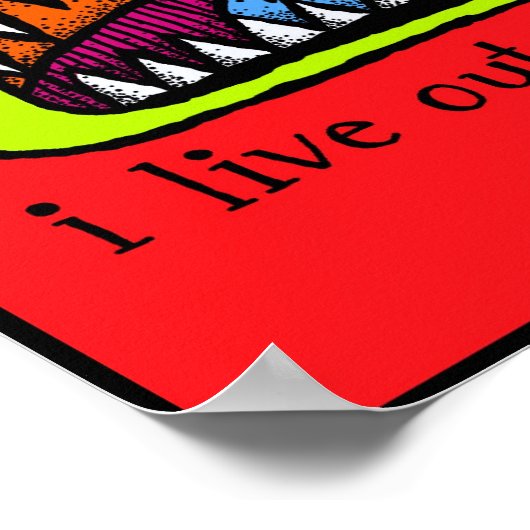 Windows-Monster drucken Poster (Ecke)