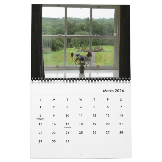 Windows of Ireland calendar Kalender (Mär 2026)