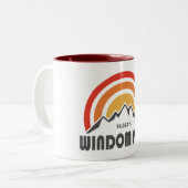 Windows Peak Zweifarbige Tasse (Vorderseite Links)