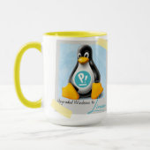 Windows PopOS Tux aktualisiert Tasse (Links)