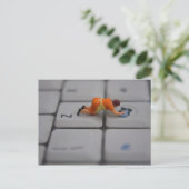 Windows reinigen postkarte (Stehend Vorderseite)