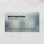 Windows-Reinigungskarte Visitenkarte (Rückseite)