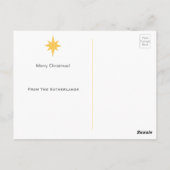 Windows Silhouette Kribbelkarte - Anpassbar Postkarte (Rückseite)