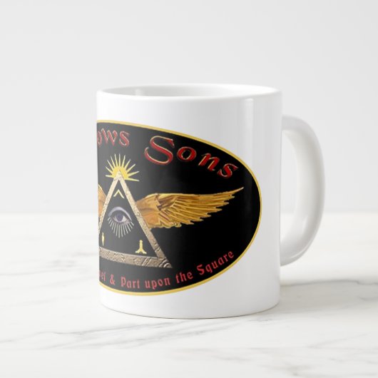 Windows Sons Logo-Tasse Jumbo-Tasse (Vorderseite Rechts)