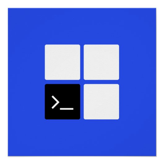 Windows-Terminal Poster (Vorderseite)