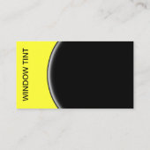 Windows Tinting Business Cards Visitenkarte (Rückseite)