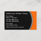 Windows Tinting Business Cards Visitenkarte (Vorderseite)