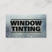 Windows Tinting Custom QR Business Card Visitenkarte (Vorderseite)