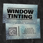 Windows Tinting Custom QR Business Card Visitenkarte