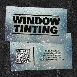 Windows Tinting Custom QR Business Card Visitenkarte